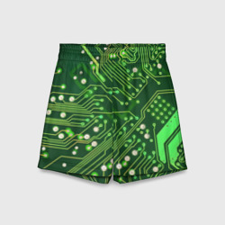 Детские спортивные шорты 3D Микросхема