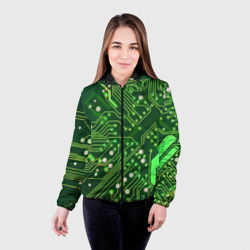 Женская куртка 3D Микросхема - фото 2