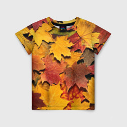 Детская футболка 3D Осень на дворе