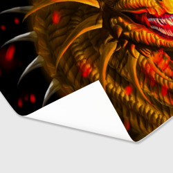 Бумага для упаковки 3D Дракон - фото 2