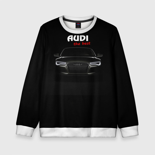 Детский свитшот 3D AUDI the best, цвет 3D печать