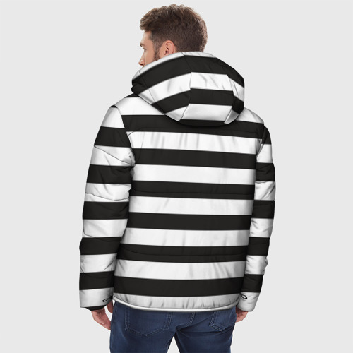 Мужская зимняя куртка 3D Заключенный, цвет черный - фото 4