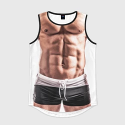 Мужская спортивная майка 3D Супер торс