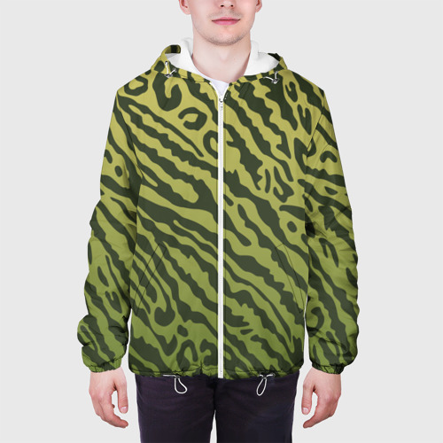Мужская куртка 3D Крокодил, цвет 3D печать - фото 4