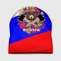 Шапка 3D Добро пожаловать в Россию