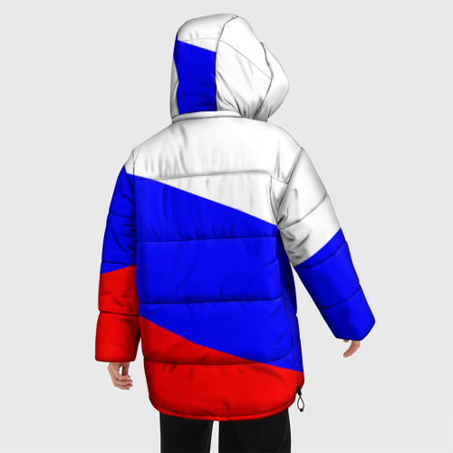 Женская зимняя куртка Oversize Добро пожаловать в Россию, цвет светло-серый - фото 4