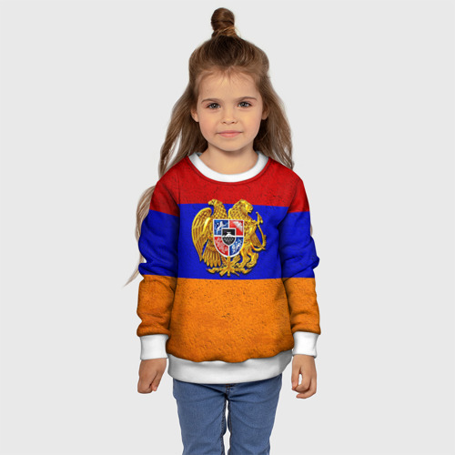 Детский свитшот 3D Армения, цвет 3D печать - фото 7
