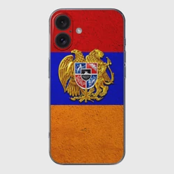 Чехол для iPhone 16 силиконовый с защитой камеры Армения