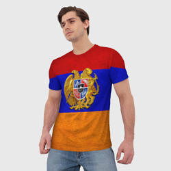 Мужская футболка 3D Армения - фото 2