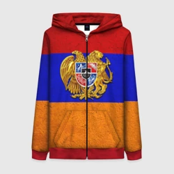 Женская толстовка 3D на молнии Армения