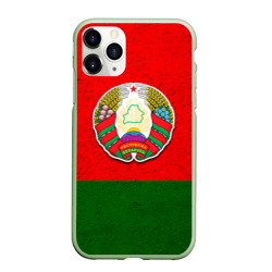 Чехол для iPhone 11 Pro матовый Белоруссия