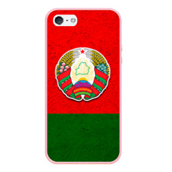 Чехол для iPhone 5/5S матовый Белоруссия