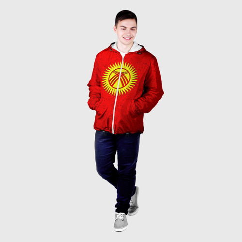 Мужская куртка 3D Киргизия, цвет 3D печать - фото 3
