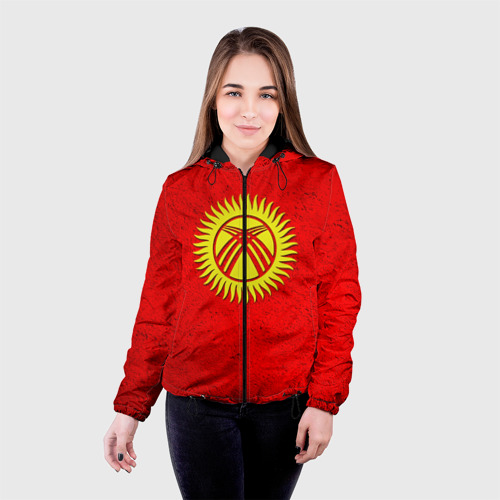Женская куртка 3D Киргизия, цвет черный - фото 3