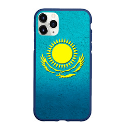 Чехол для iPhone 11 Pro Max матовый Флаг Казахстана