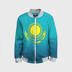 Детский бомбер 3D Флаг Казахстана