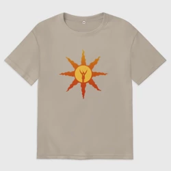 Женская футболка хлопок Oversize Dark Souls