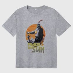 Женская футболка хлопок Oversize Dark Souls