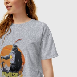 Женская футболка хлопок Oversize Dark Souls - фото 2