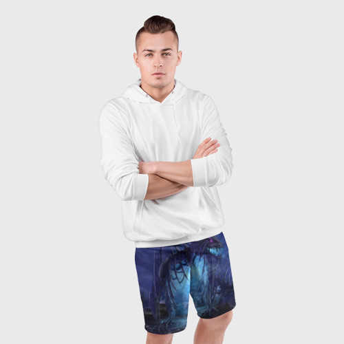Мужские шорты спортивные с принтом Портал, фото #4