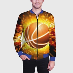 Мужской бомбер 3D Баскетбольный мяч - фото 2