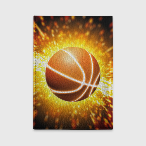 Обложка для автодокументов Баскетбольный мяч, цвет зеленый - фото 2