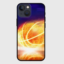 Чехол для iPhone 13 mini Огненный мяч