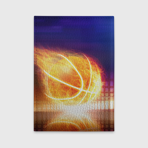 Обложка для автодокументов Огненный мяч, цвет ярко-розовый - фото 2