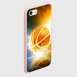 Чехол для iPhone 5/5S матовый Баскетбол - жизнь моя - фото 2