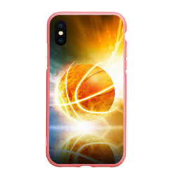 Чехол для iPhone XS Max матовый Баскетбол - жизнь моя