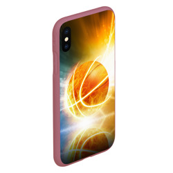 Чехол для iPhone XS Max матовый Баскетбол - жизнь моя - фото 2