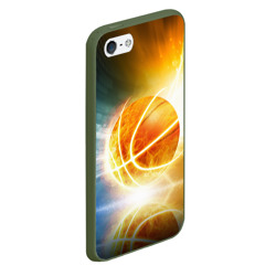 Чехол для iPhone 5/5S матовый Баскетбол - жизнь моя - фото 2
