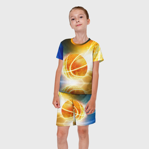 Детский костюм с шортами 3D Баскетбол - жизнь моя, цвет 3D печать - фото 5