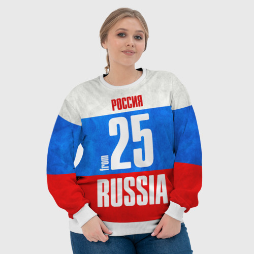 Женский свитшот 3D Russia (from 25) - фото 6