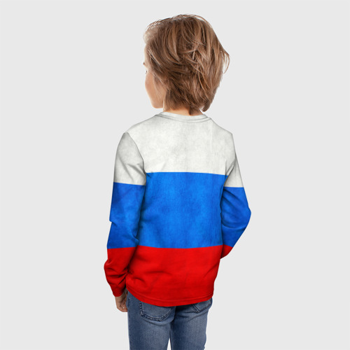 Детский лонгслив 3D Russia (from 121), цвет 3D печать - фото 4
