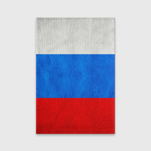 Обложка для паспорта матовая кожа Russia (from 121), цвет черный - фото 2