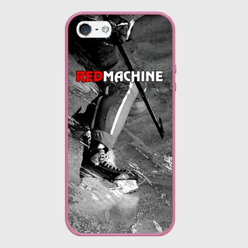 Чехол для iPhone 5/5S матовый Red maсhine