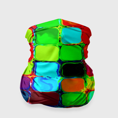 Бандана-труба 3D Кубики, цвет 3D печать