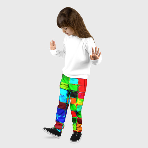 Детские брюки 3D Кубики - фото 3