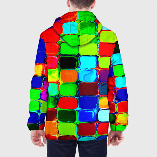 Мужская куртка 3D Кубики, цвет 3D печать - фото 5