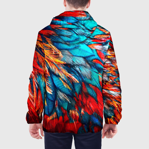 Мужская куртка 3D Перья, цвет 3D печать - фото 5