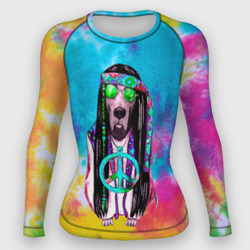 Женский рашгард 3D Хиппи Дог