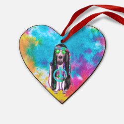 Деревянная игрушка Сердце Хиппи Дог