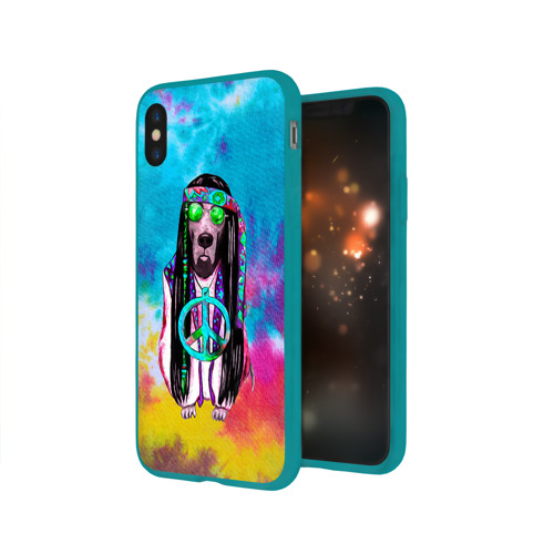 Чехол для Apple iPhone X силиконовый глянцевый Хиппи 9 Фото 01 Чехол для Apple iPhone X силиконовый глянцевый Хиппи 9 Фото 01
