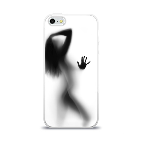 Чехол для Apple iPhone 5/5S силиконовый глянцевый Силуэт 2 Фото 01 Чехол для Apple iPhone 5/5S силиконовый глянцевый Силуэт 2 Фото 01