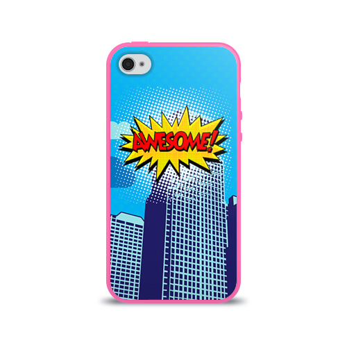 Чехол для Apple iPhone 4/4S силиконовый глянцевый Поп-арт 2 Фото 01 Чехол для Apple iPhone 4/4S силиконовый глянцевый Поп-арт 2 Фото 01