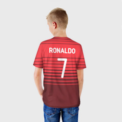 Детская футболка 3D Роналду сборная Португалии - фото 2