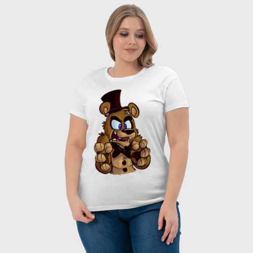 Женская футболка хлопок с принтом Freddy, фото #4