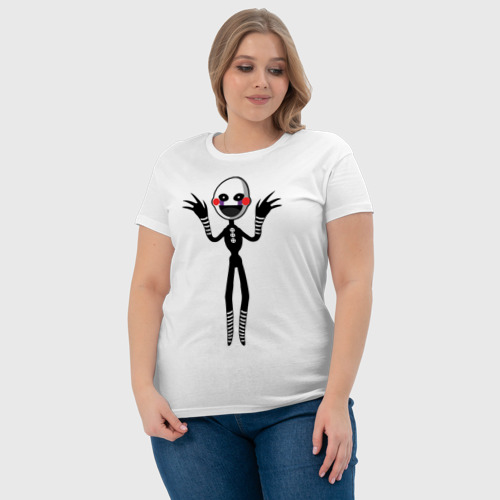 Женская футболка хлопок Puppet, цвет белый - фото 6