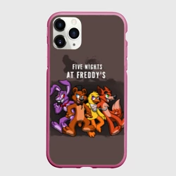 Чехол для iPhone 11 Pro матовый Five Nights At Freddys